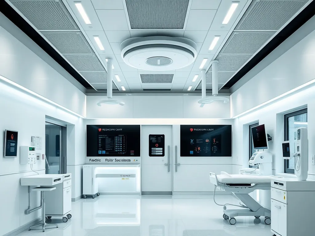 Modern medical facility in Turkey specialized for pediatric care, featuring advanced technology and welcoming environment, photorealistic, high quality, bright and clean, international ambiance