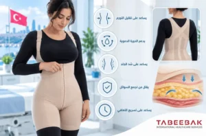 المشد الطبي بعد شفط الدهون أثناء فترة التعافي